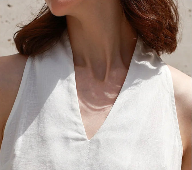Stylish V-Neck Sleeveless Loose Camisole